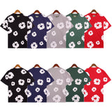 Denim Tears T Shirts Kapok Puff Print Short Sleeve T-shirt
