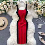Women Dresses Simple Fashion Stretch Dress
