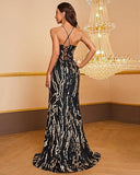 Women Party Dress Sequins Elegant Evening Dress (Ss0416)