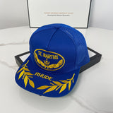 Rhude Hat Wheat Ear Letter Embroidery Old Baseball Cap