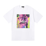 Purple Brand T Shirts Purple Micro Label Letter Pattern Printed Short Sleeve T-Shirt