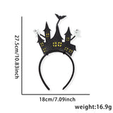 Halloween headband Halloween Cat Ear & Pumpkin Headband – Ghost & Rose Party Hair Accessory