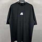 Men T-shirts Summer Paris Front and Back Print Couple