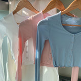 Women Sun Protection Shirt Camisole Short Cardigan Long-Sleeve Suit