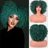 Women's Wigs Short Afro Curly Wig