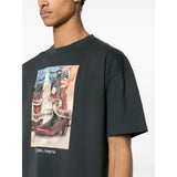 Palm Angels T Shirts Dice and Snake Print Short Sleeve T-Shirt