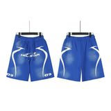 Hellstar T Shirts & Shorts Washing Print Short Sleeve T-Shirt Shorts Summer