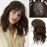 Women's Wigs Chemical Fiber Bangs Fluffy Short Curly Hair Reissue Hair Topper