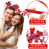 Themed Party Supplies Valentine's Day Heart Headband – Wedding, Bachelorette Party & Photo Prop