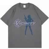 Street Unisex T-shirt Y2k Street Hip Hop Tee