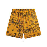 Rhude Shorts Micro-standard Ethnic Cashew Cashew Casual Quick-Drying Shorts