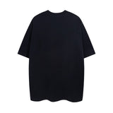 Rhude T Shirt Micro Label Flower Letter Print Pattern Short Sleeve T-Shirt