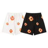 Denim Tears T Shirt ShortsFlame Short Sleeve T-shirt Sports Casual Shorts Suit (Options need to be purchased separately)