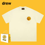 Drew T Shirts Smiley Printed T-shirt Cotton