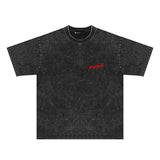 Purple Brand Distressed T Shirts Short Sleeve