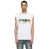 Purple Brand Tank T Shirts Sleeveless T-shirt Vest