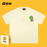 Drew T Shirts Short Sleeve Anime Print