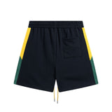 Rhude Shorts Embroidered Tether Casual Color Matching Shorts