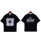 Rhude T Shirt Alphabet Slogan Printed Short Sleeve T-Shirt