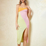 Women Dresses Summer Sexy Temperament Camisole Skirt (Hwfs0410)