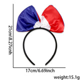 Themed Party Supplies 2026 US-Canada-Mexico World Cup Fan Headband – National Flag Bow Cheerleading Accessory