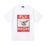 Purple Brand T Shirts Purple Micro Label Letter Pattern Printed Short Sleeve T-Shirt
