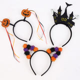 Halloween headband Halloween Cat Ear & Pumpkin Headband – Ghost & Rose Party Hair Accessory