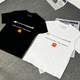 Mens T-shirts CPFM X McDonalds X Caci Jack Short Sleeves