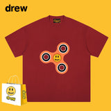 Drew T Shirts Cotton Short Sleeve Loose Men's Short Sleeve