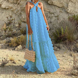 Women Party Dress Elegant and Sophisticated Long Dress (SS0416)