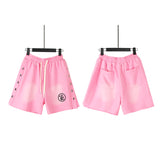 Hellstar Shorts Wash Black Old Casual Shorts Hot Pants
