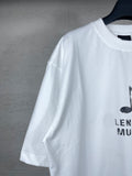 Mens T-shirts Summer Paris White Ink Music