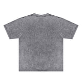 Purple Brand Distressed T Shirts Short Sleeve