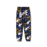 Bathing Ape Pants Star Lightning Print Men's and Women's Sweatpants