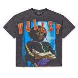 Street Unisex T-shirt Washed Old Oversize Hip Hop Skateboard Anime Print Short Sleeve