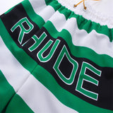 Rhude Shorts Alphabet Striped Casual Shorts Beach Shorts