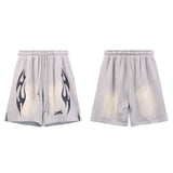 Hellstar Shorts Wash and Do Old Casual Shorts Summer