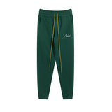 Rhude Pant embroidery slogan logo drawstring casual sports trousers
