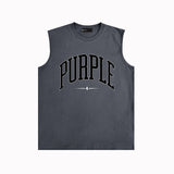Purple Brand Tank T Shirts Sleeveless T-shirt Vest