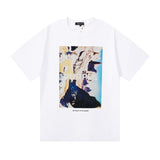 Purple Brand T Shirts Purple Micro Label Letter Pattern Printed Short Sleeve T-Shirt