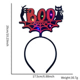 Halloween headband Halloween Light-Up Headband – Glowing Ghost & Bat Party Accessory