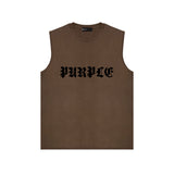 Purple Brand Tank T Shirts Sleeveless T-shirt Vest
