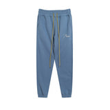 Rhude Pant embroidery slogan logo drawstring casual sports trousers