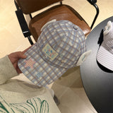 Y2k hot girl hat heavy industry wings baseball cap cartoon sunshade peaked cap