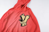 Vertabrae Hoodie Washing Embroidery Heavy Industry Pullover Hooded Sweater