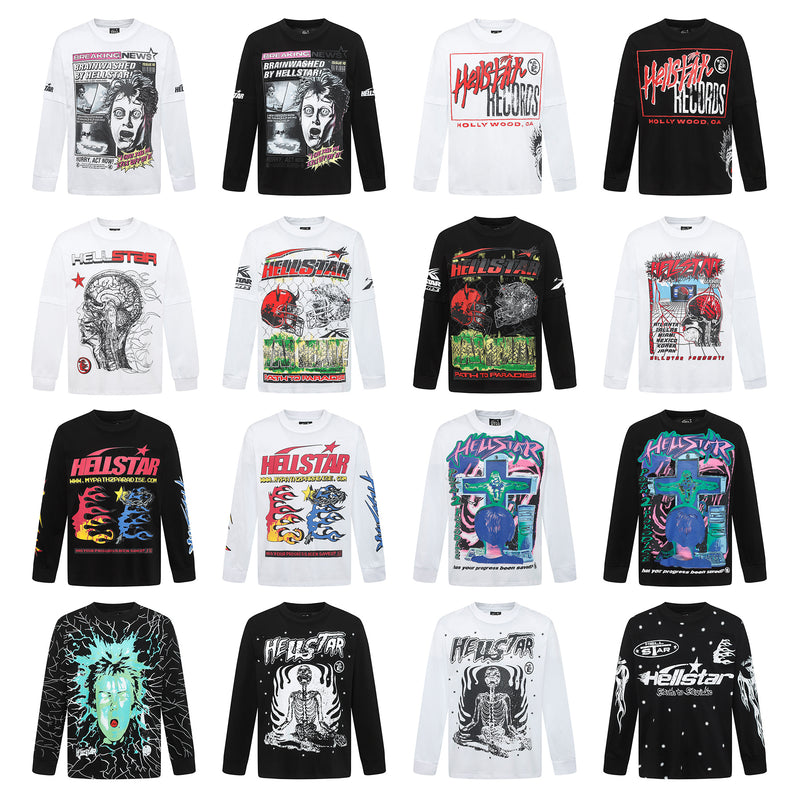 Hellstar long-sleeve T-shirt autumn loose long-sleeve T-shirt