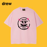 Drew T Shirts Short Sleeve Printed round Neck