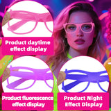 Themed Party Supplies Neon Theme Party Glasses – Glowing PET Eyewear for Bar, KTV, and Dance Events