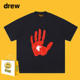 Drew T Shirts Cotton Short-Sleeved Smiley T-shirt