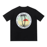 Rhude T Shirt Geometric Print Short Sleeve T-Shirt